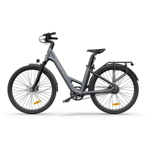 AIR 28 City E-Bike lightweight commuter electric bicycle in black