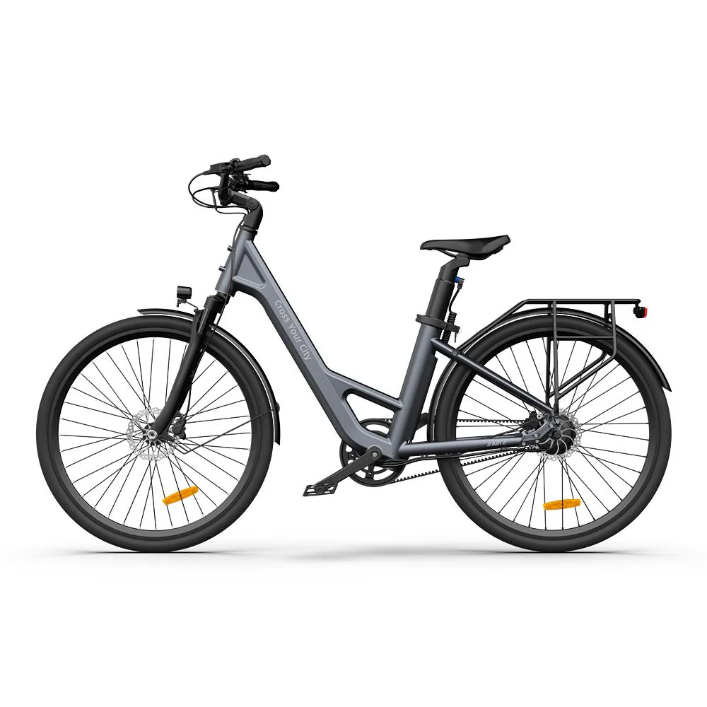 AIR 28 City E-Bike lightweight commuter electric bicycle in black